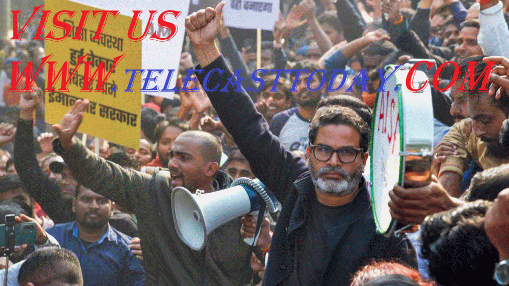 प्रशांत किशोर जन सुराज पार्टी के प्रमुख बिहार के आरा में एक रोड शो के दौरान घायल - इलाज के लिए पटना भेजा गया